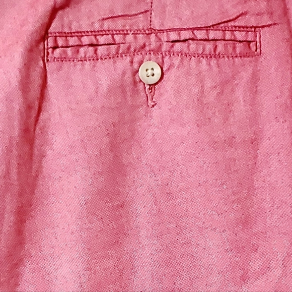 POLO RALPH LAUREN GOLF SHORTS. MENS Sz:34 BRIGHT PINK, 100% COTTON. - Picture 6 of 7